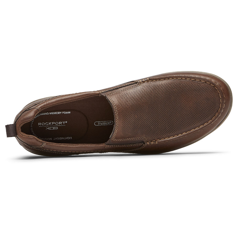 Rockport Slip-On For Mens Brown - City Edge - TD0236597